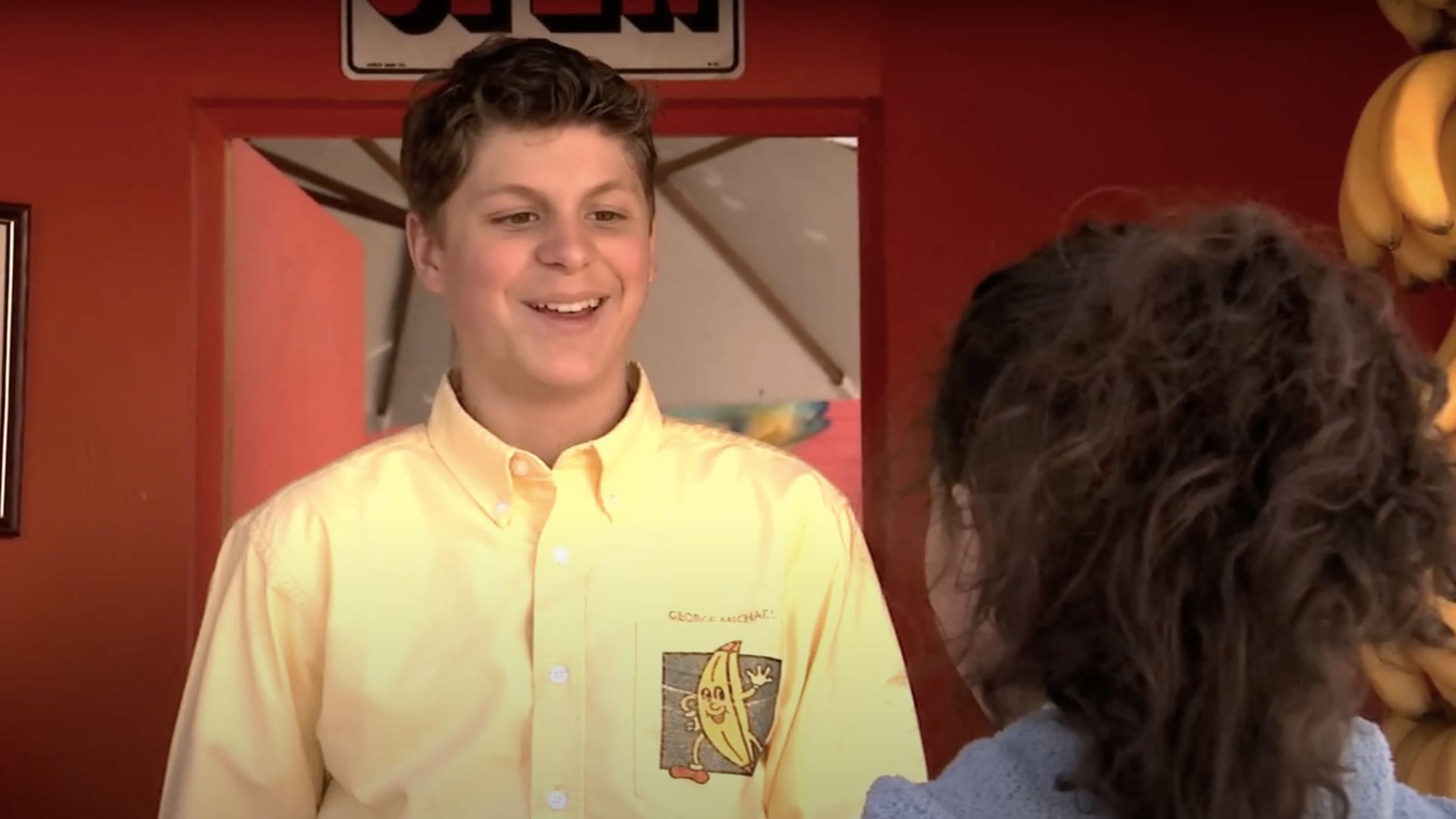 George Michael working the banana stand (Image via YouTube/Netflix)